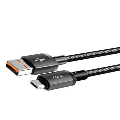 WiWU Wi-C058 1M Aluminum Alloy Nylon Braided Titan Link Series Charging Cable